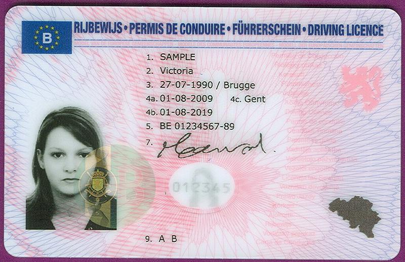 Cumpărați un permis de conducere belgian